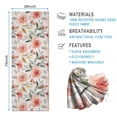 thumbnail image 2 of Pioneer Flower Floral Print Pattern Hot Yoga Mat Towel Non Slip for Hot Yoga - Quick-Drying Yoga Mat Cover with 4 Corner Pockets with Travel Bag - Hot Yoga Towel Non Slip 70"x26", 2 of 6
