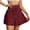 Red, variant on Flowy Shorts for Women High Waist Boho Ruffled Tiered Skorts Mini Skirt Tennis Golf Skorts with Pockets