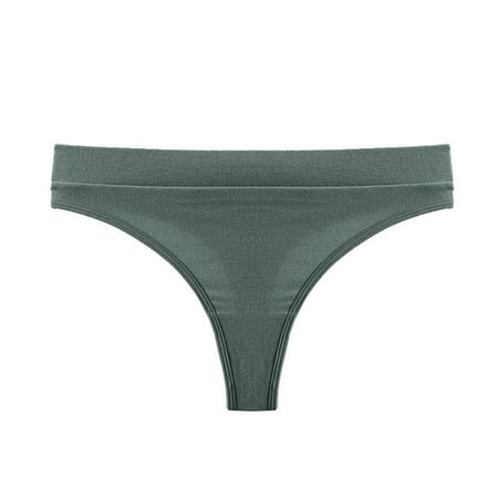 GHSOHS Womens Underwear Panty Seamless Panties for Women Tummy Control Underwear Women s Black Panties Seamless Underwear Low Rise Breathable No Show Briefs Plus Size Bikini Thong Cotton Crotch  M