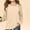 Khaki, variant on Spazoro Kids Girls Shirts Tee, Long Sleeve Solid Color Crew Neck 2025 Casual Loose Tops for Child Girls Black Size 2 T