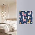 thumbnail image 5 of 3 Gang Light Switch Cover Plate Cute Alpacas Hearts Stars Wall Plate Decorate Electrical Outlet Cover Plates 4.56”x4.48”, 5 of 8