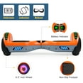 thumbnail image 2 of CBD Hover Board All Terrain Rugged Hoverboard 6.5 Inch Two-Wheel Self Balancing Hoverboard Electric Scooter for Adult Kids Gift with Bluetooth UL Certified, 2 of 6