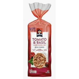 Quaker Gluten-Free Garden Tomato & Basil Rice Cakes, 6.1 oz