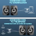 thumbnail image 4 of Bocinas Alambricas para PC escritorio K2053 Con RGB, 4 of 6