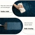thumbnail image 6 of Lochas Soft Fluffy Rug Modern Accent Carpet Shaggy Area Rugs for Bedroom Indoor Living Room Home Decor,8'X10',Navy Blue, 6 of 7