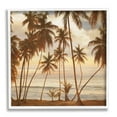 thumbnail image 5 of Stupell Industries Tropical Palm Trees Overlooking Warm Ocean View Photograph White Framed Art Print Wall Art, Design by John Seba, 5 of 5