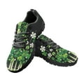 thumbnail image 2 of COEQINE Women Sneakers Tennis Shoes Fashion Sport Gym Jogging Tennis Fitness Sneaker Black Sole Girls Taining Athletic Footwear for St. Patrick's Day, Green Clover Piano Keys, 2 of 7