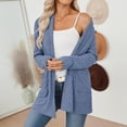 thumbnail image 5 of SUNBS Long Sleeve Cardigan Sweaters for Women Lightweight Open Front Tops Casual Loose Blouses with Pockets, 5 of 8