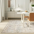 thumbnail image 3 of Lahome Decor 6'x9' Boho Tribe Area Rug for Living Room,6x9ft Machine Washable Rugs for Bedroom, Soft Non-Slip Low Pile Indoor Floor Accent Carpet for Office Nursery Dining Room Farmhouse- Khaki, 3 of 8