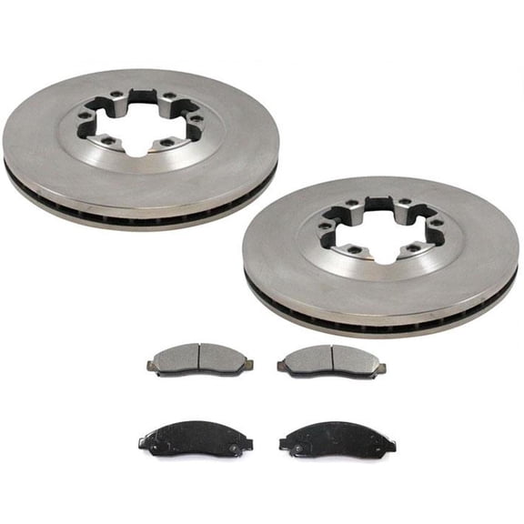 Front Disc Brake Rotor & Ceramic Brake Pads for a 04-08 Colorado Canyon