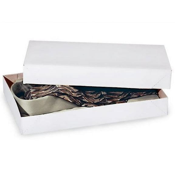 A1BakerySupplies White Women Shirt Box Women Top Box Gift Boxes Wrap Boxes Apparel Gift Boxes with Lid 10 Pack(15 X 9.5 X 2)