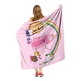 thumbnail image 6 of Adventure Time Candy People Unite Kids Silk Touch Throw Blanket, 6 of 6