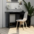 thumbnail image 1 of vidaXL Desk High Gloss Black 100x50x76 cm Engineered Wood, 1 of 5