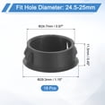thumbnail image 2 of Uxcell 18pack 25mm(1") Nylon Hole Plugs, Flush Type Panel Round Snap In Fastener Knockout Plugs, Black, 2 of 6