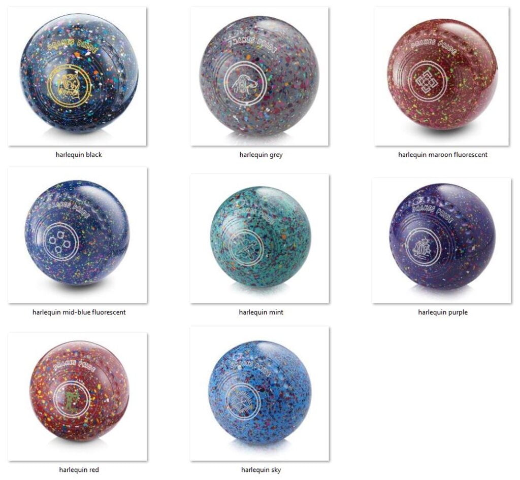 DRAKES PRIDE CONQUEST Lawn Bowls Size 3 Heavy Non-Gripped - Trio Blue