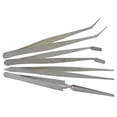 thumbnail image 3 of 4pc Tweezer Set Self Locking Craft / Hobby Model Making Stamp Steel TE818, 3 of 3