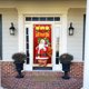 thumbnail image 4 of Uuiauoio Santa Claus Door Cover Christmas Front Door Decorations Xmas Xmas Door Hanging Banner Santa Claus Background for Front Door Home Holiday Winter Christmas Decor, 4 of 6