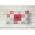 thumbnail image 2 of Carolines Treasures CK5819PW1216 Cavalier King Charles Spaniel Love Canvas Fabric Decorative Pillow, Red, 12H x16W,, 2 of 3