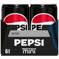 thumbnail image 3 of Pepsi Zero Sugar Cola Soda Pop Mini Cans 6 ct / 7.5 fl oz - Pack of 2, 3 of 5