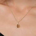thumbnail image 3 of Gem Stone King 14K Yellow Gold Brown Tiger Eye Pendant Necklace | 1.50 Cttw | Gemstone Birthstone | Oval 9X7MM | Gold Necklace for Women | With 18 inch Gold Chain, 3 of 6