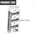 thumbnail image 4 of Guitar Replacement Parts Guitar Tailpiece Electric Guitar Silver Metal Sound Quality Improvement 1 Set, 4 of 5