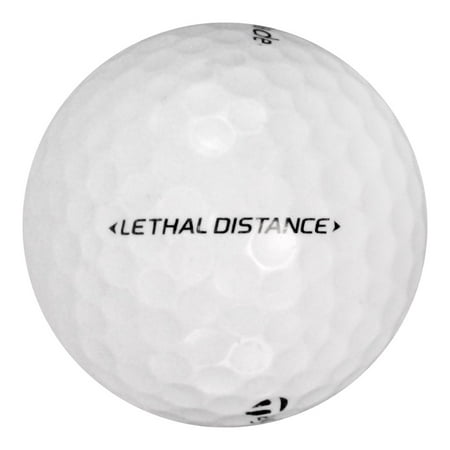 TaylorMade Lethal Distance Golf Balls, Used, Good Quality, 12