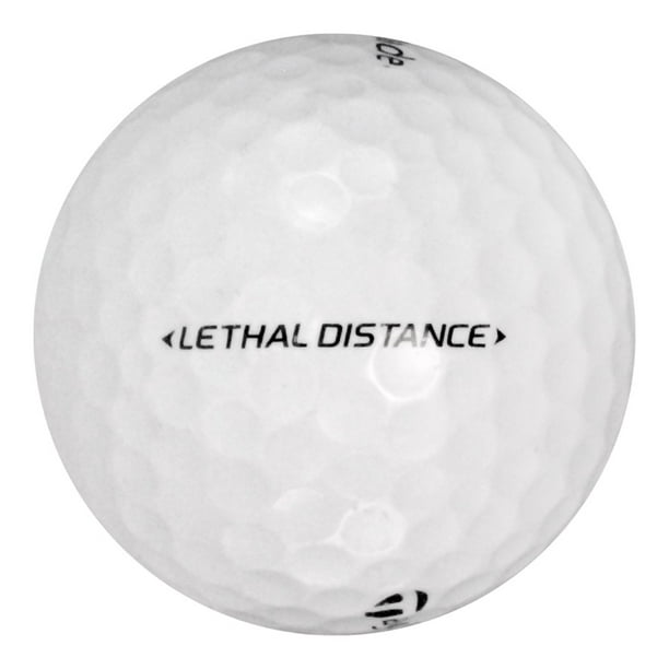TaylorMade Lethal Distance Golf Balls, Used, Good Quality, 12 Pack ...