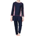thumbnail image 4 of Advancent Traje de baño para niña Pantalones de baño Traje de baño de secado rápido para niños Pantalones de baño Ropa de playa de verano Deportes acuáticos Azul oscuro 110cm, 4 of 6