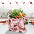 thumbnail image 3 of Tzdxfgl 10 Pack Reusable Grocery Tote Bags with Handle, Large Foldable Waterproof Shopping Bags, 3 of 10