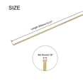 thumbnail image 2 of 4.5mm x 305mm Brass Round Rod, Metal Solid Shaft Rods Lathe Bar 5pcs, 2 of 5