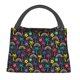 thumbnail image 1 of Fotbe Colorful Palms Bolsa Térmica Portátil con Estampado, Bolsa de Entrega de Alimentos Aislada, Bolsa Reutilizable de Gran Capacidad para Comidas y Supermercado, 1 of 6
