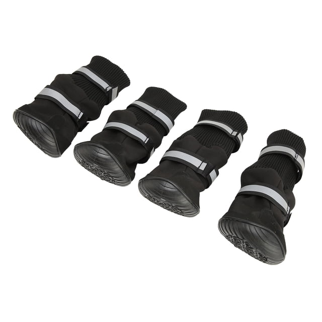 Botas Para Perros, Zapatos Para Cachorros Ajustables Reflectantes Para Viajar Para Perros Grandes Para Caminar ANGGREK AC8486