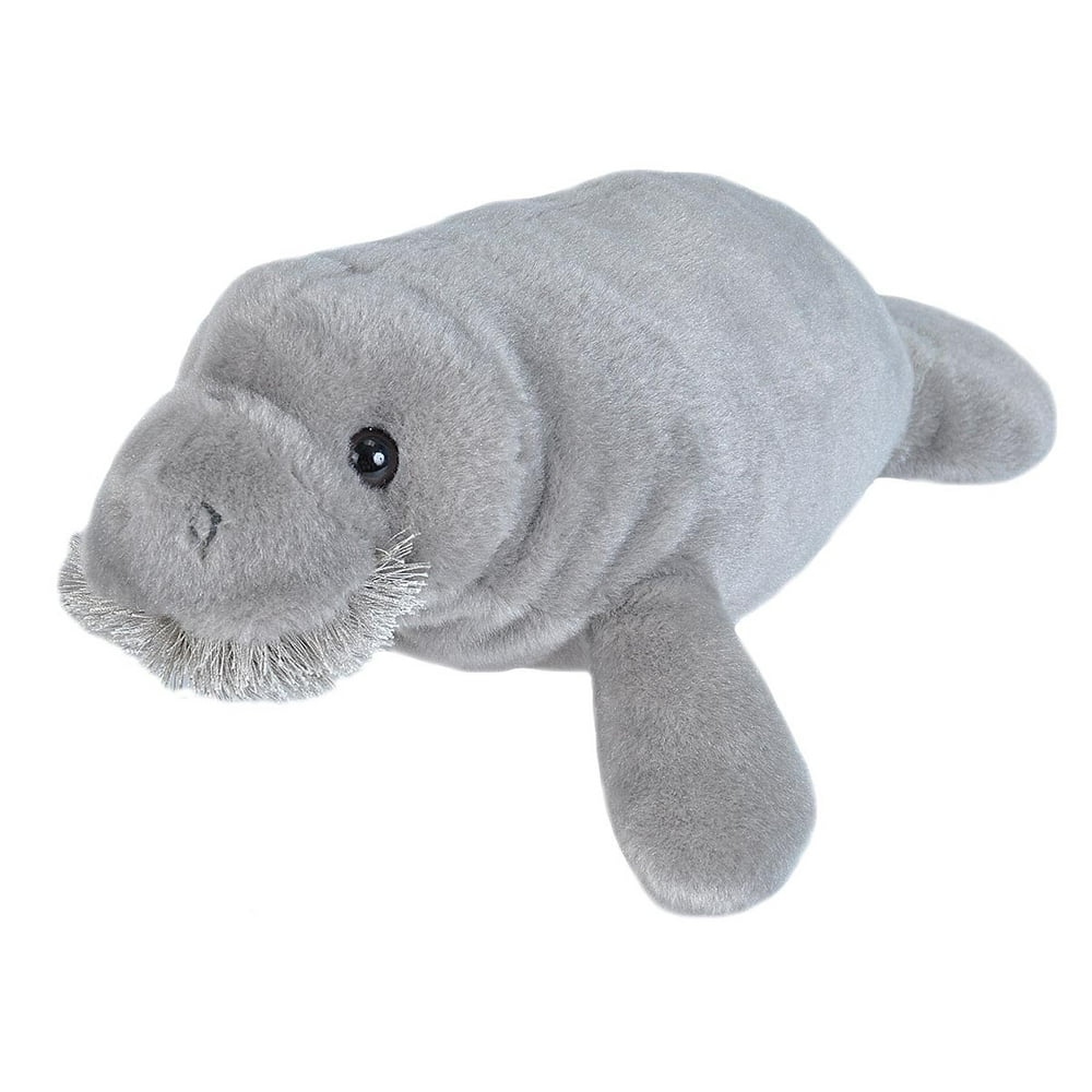 Wild Republic Manatee Plush, Stuffed Animal, Plush Toy, Gifts for Kids