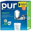 PUR 3-Stage Advanced Faucet Water Filter, 7.7-Inch by 3.2-Inch, Chrome
