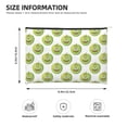 thumbnail image 4 of Rocae Happy Fruit for Cosmetic Bags for Women Paper Reusable Cosmetic Bag Travel Toiletry Organizer Capacity Multipurpose Zipper Pouch, 4 of 8
