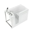thumbnail image 3 of Value Series 30 in. x 53 in. Left Drain Quick Fill Walk-In Soaking Tub in White, 3 of 4