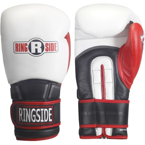 Ringside Pro Fitness Boxing Gloves Adult White Sparring Gloves 10 12oz 14oz 16oz 