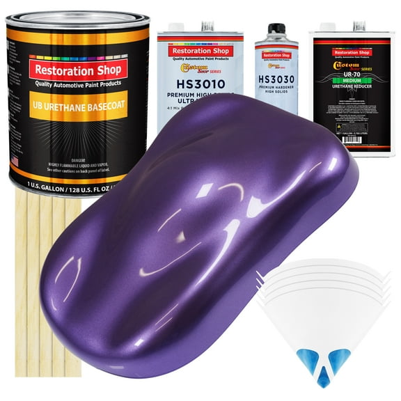 Plum Crazy Metallic Premium Gallon Kit URETHANE BASECOAT Car Auto Paint Kit