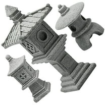 TABLZONE 1Set Shape Landscape Decor Stone Pavilion for Garden and Home Decoration