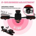 thumbnail image 4 of 0-240° Adjustable Leg Stretcher, 500 LBS Heavy Duty Steel Frame Equipment Splits Machine, 360°Rotating Hand Wheel, Leg Stretching Training Machine for Home Gym Split Machine Training Fitness, 4 of 7
