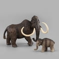 thumbnail image 5 of SPRING PARK Simulation Family Mammoth Elephant Animal PVC Children Model Toy Collector Decor Gift Figurine Education Kids Toy, 5 of 7