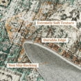thumbnail image 5 of Hasoo Washable Area Rug for Living Room Non Slip Distressed Oriental Rug for Bedroom Kitchen, Rust 4' x 6', 5 of 6
