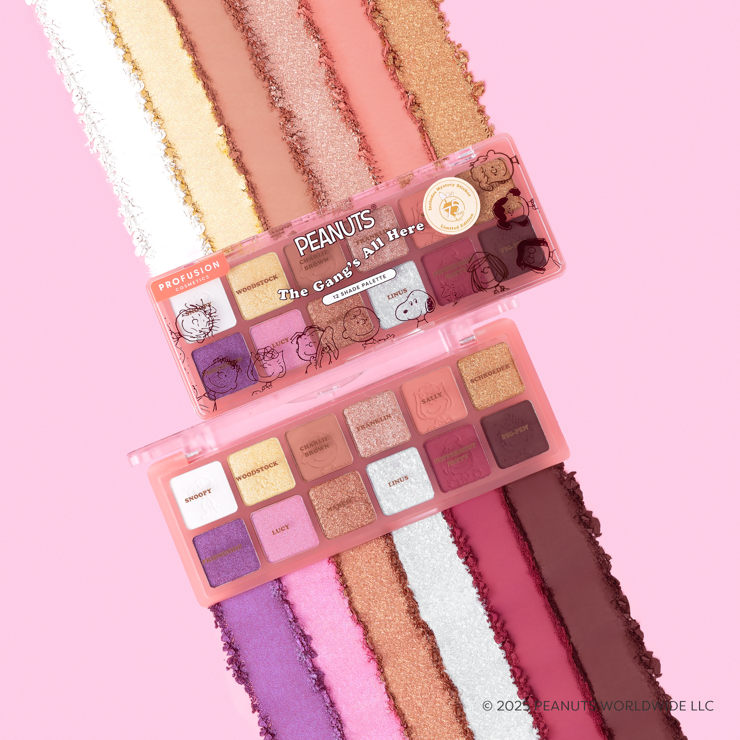 Profusion Peanuts 75th The Gang's All Here Eyeshadow Palette photo 6