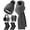 Dark Gray, variant on 6 Pcs Winter Warm Set for Women Warm Beanies Hats Touchscreen Gloves Long Scarf Ear Muffs Socks Winter Gifts for Women