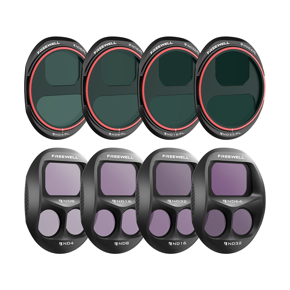 Freewell All Day ND/PL Filter Kit for DJI Mavic 4 Pro Drone, 8-Pack