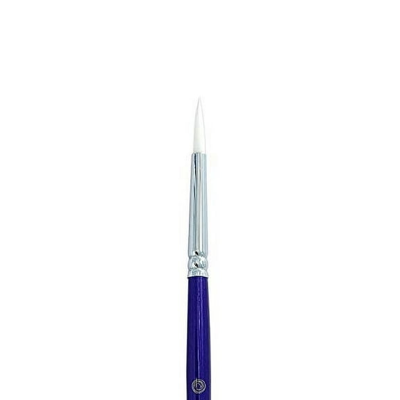 Kraze FX Face Paint Brush - Round # 5, Professional Artist Round Pointed Tip Synthetic Hair Brush for Face & Body Painting