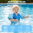 thumbnail image 2 of Koorium Swim Vest,Pool Floats Life Jacket for 33-66lbs,Flotation Swimming Water Wings with Arm Floaties Bands for Pool Beach Water Play, 2 of 9