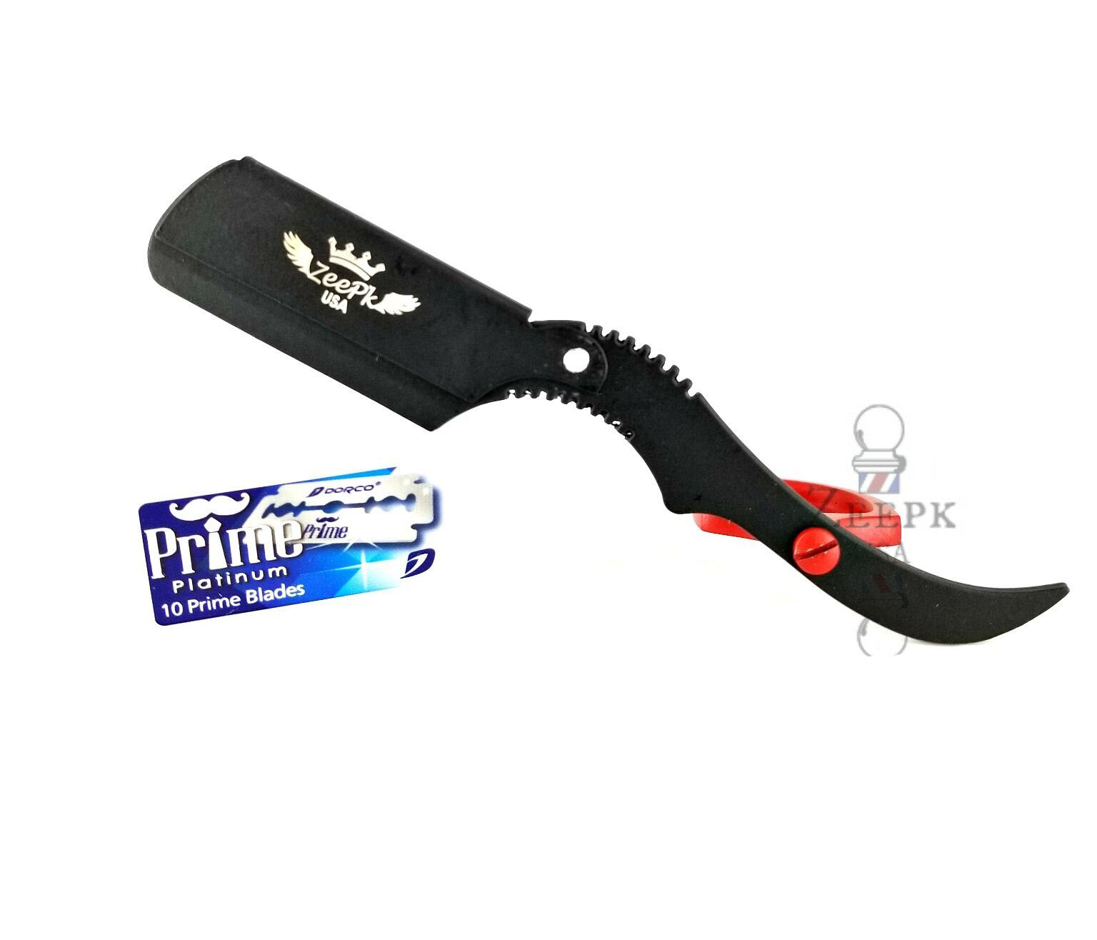 ZEEPK BARBER RAZOR HOLDER FOLDING SHAVING KNIFE RASURAR 10 DORCO PRIME