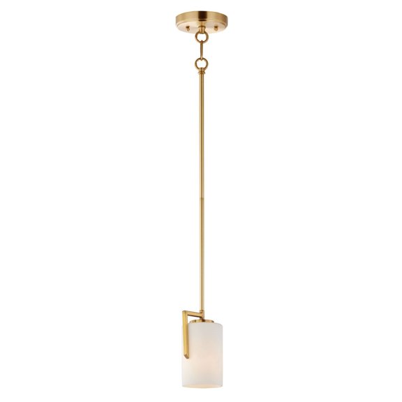 91280SWSBR Maxim Lighting Dart-One Light Mini Pendant-4 Inches wide by 7.5 inches high-Satin Brass Finish    -Traditional Installation