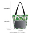 thumbnail image 3 of KLL Tote Bag for Women Broccoli 2 Print Shopping Grocery Reusable Bags for Office School Shopping Travel, 3 of 6
